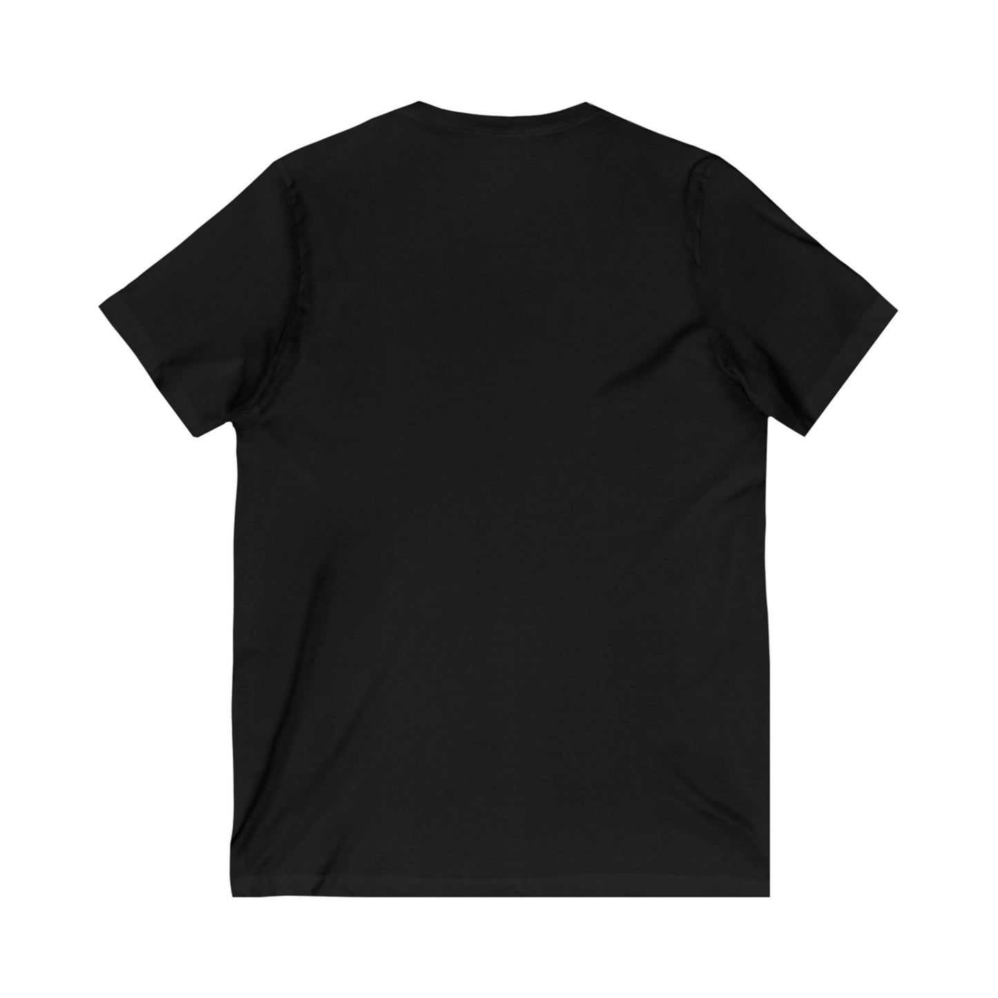 Shadow Cat V-Neck Tee — Unisex Cat Lover Graphic Shirt