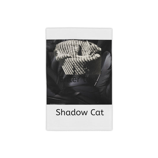 Shadow Cat Beach Towel — Cute Cat Summer Accessory