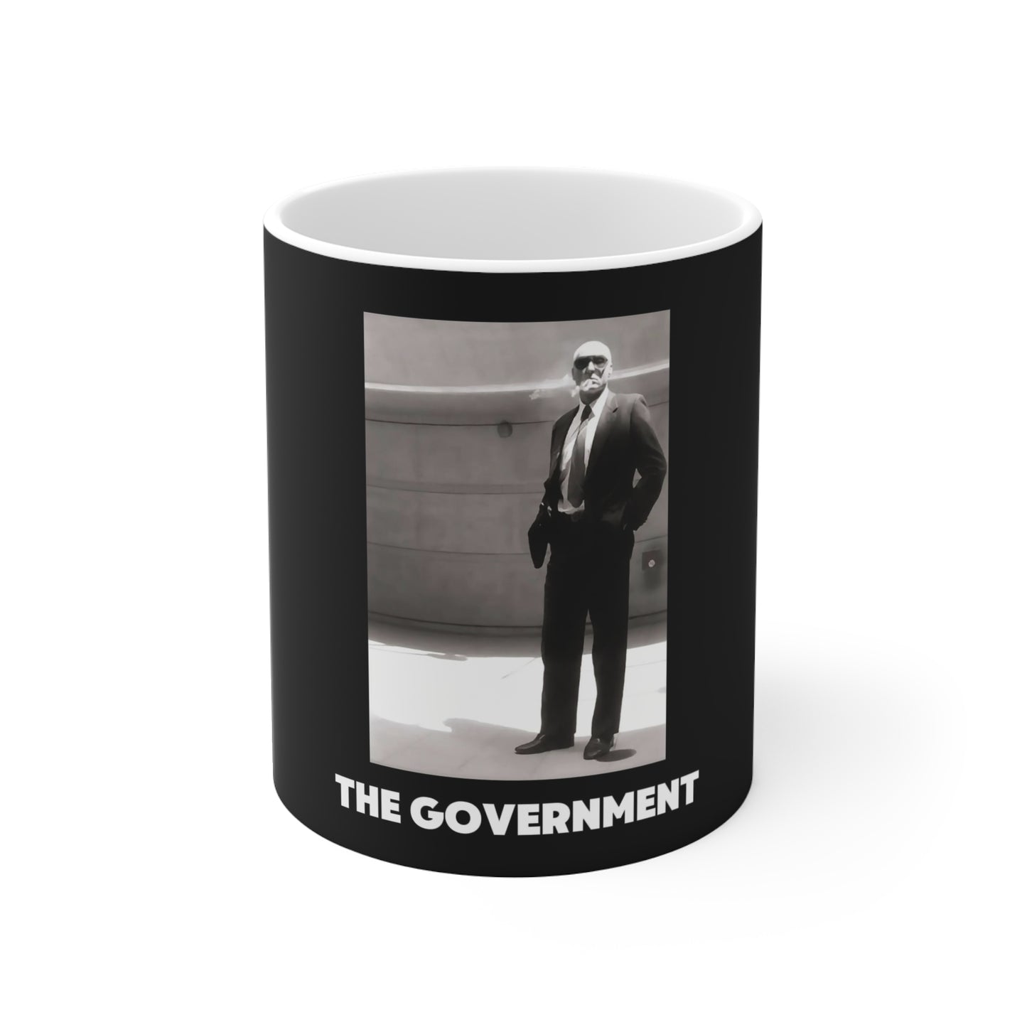 Mug — "The Government" Black Photo Coffee Mug