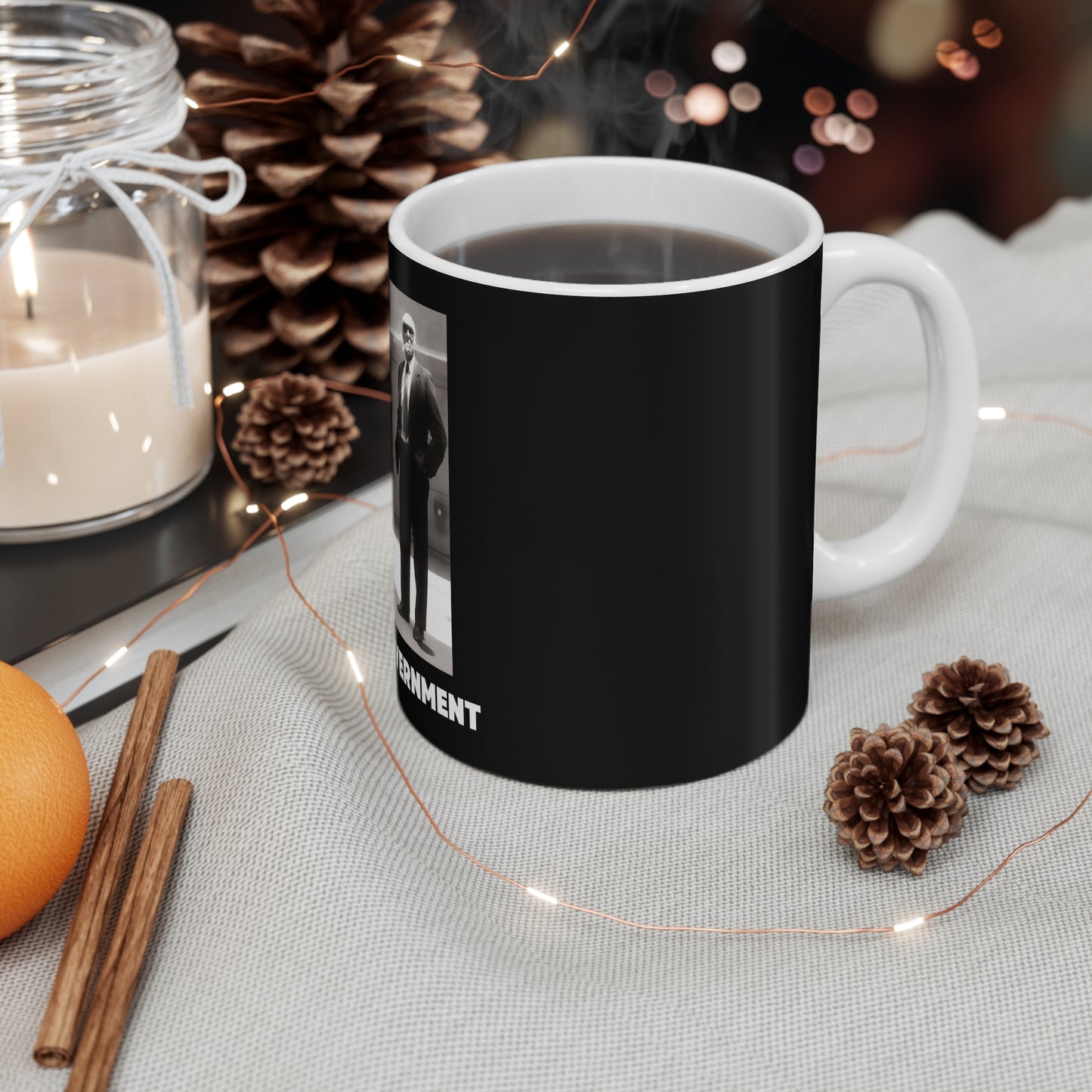 Mug — "The Government" Black Photo Coffee Mug